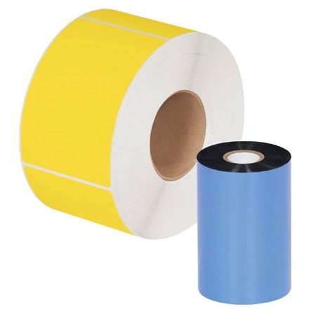 Bsc Preferred 4.33'' x 1476' Black Zebra Thermal Transfer Ribbons - Wax/Resin, 24PK BUY00015144